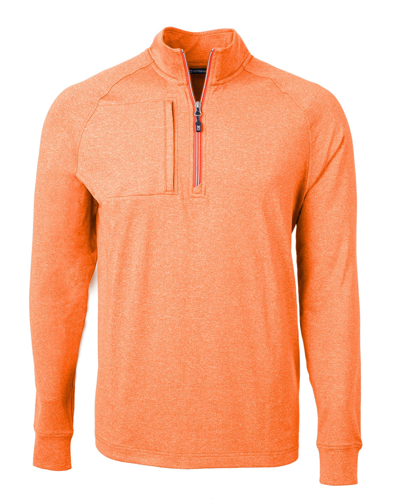 Cutter & Buck Adapt Eco Knit Heather Quarter Zip Pullover