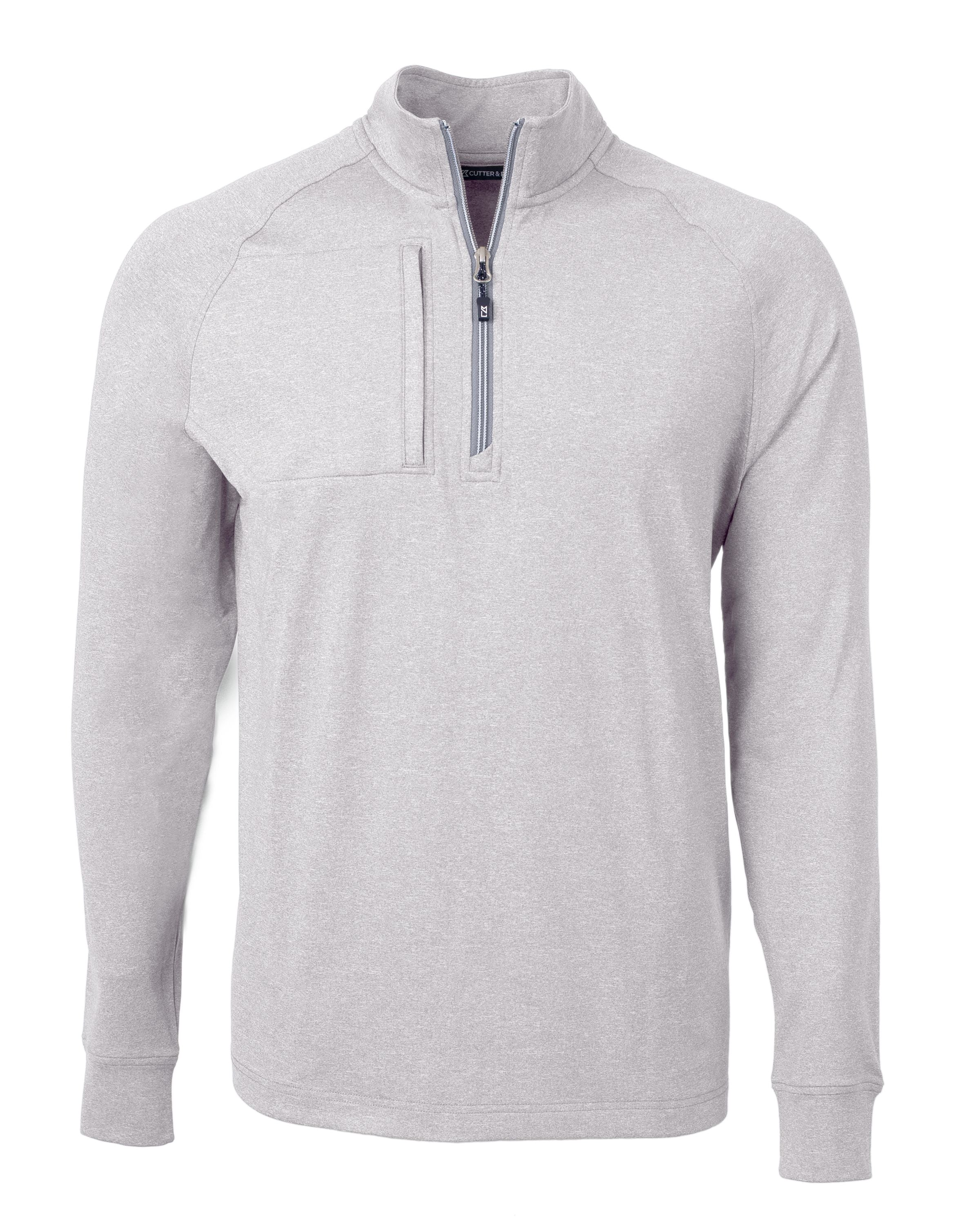 Cutter & Buck Adapt Eco Knit Heather Quarter Zip Pullover | MCK01086
