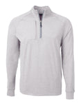 Cutter & Buck Tall Adapt Eco Knit Heather Quarter Zip Pullover