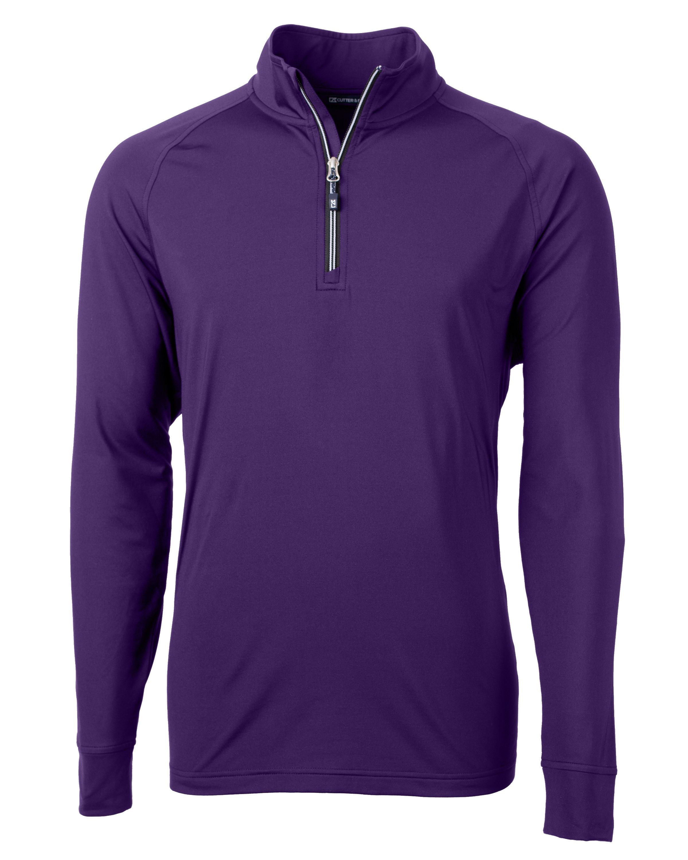 OUTLET-Cutter & Buck Adapt Eco Knit Stretch Recycled Quarter Zip Pullover