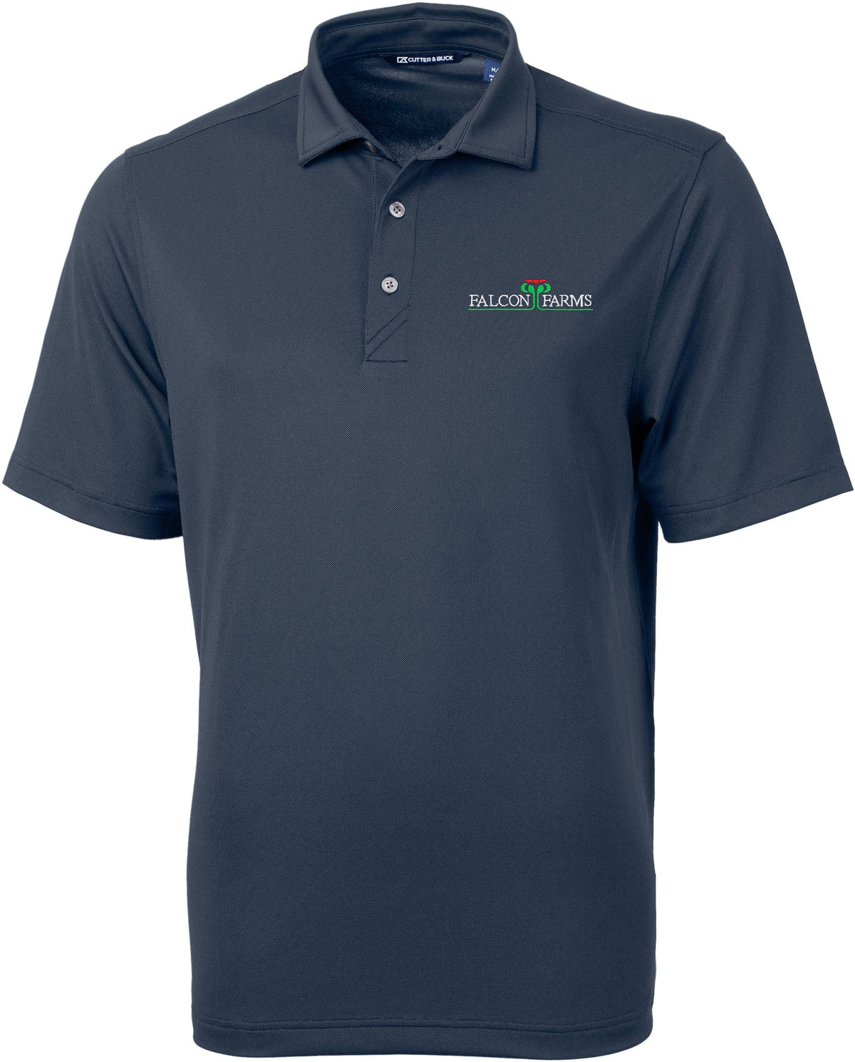 Cutter & Buck Pike Micro Floral Print Stretch Mens Polo