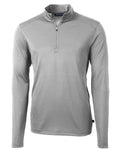 Cutter & Buck Tall Virtue Eco Pique Recycled Quarter Zip Pullover