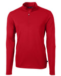 Cutter & Buck Tall Virtue Eco Pique Recycled Quarter Zip Pullover