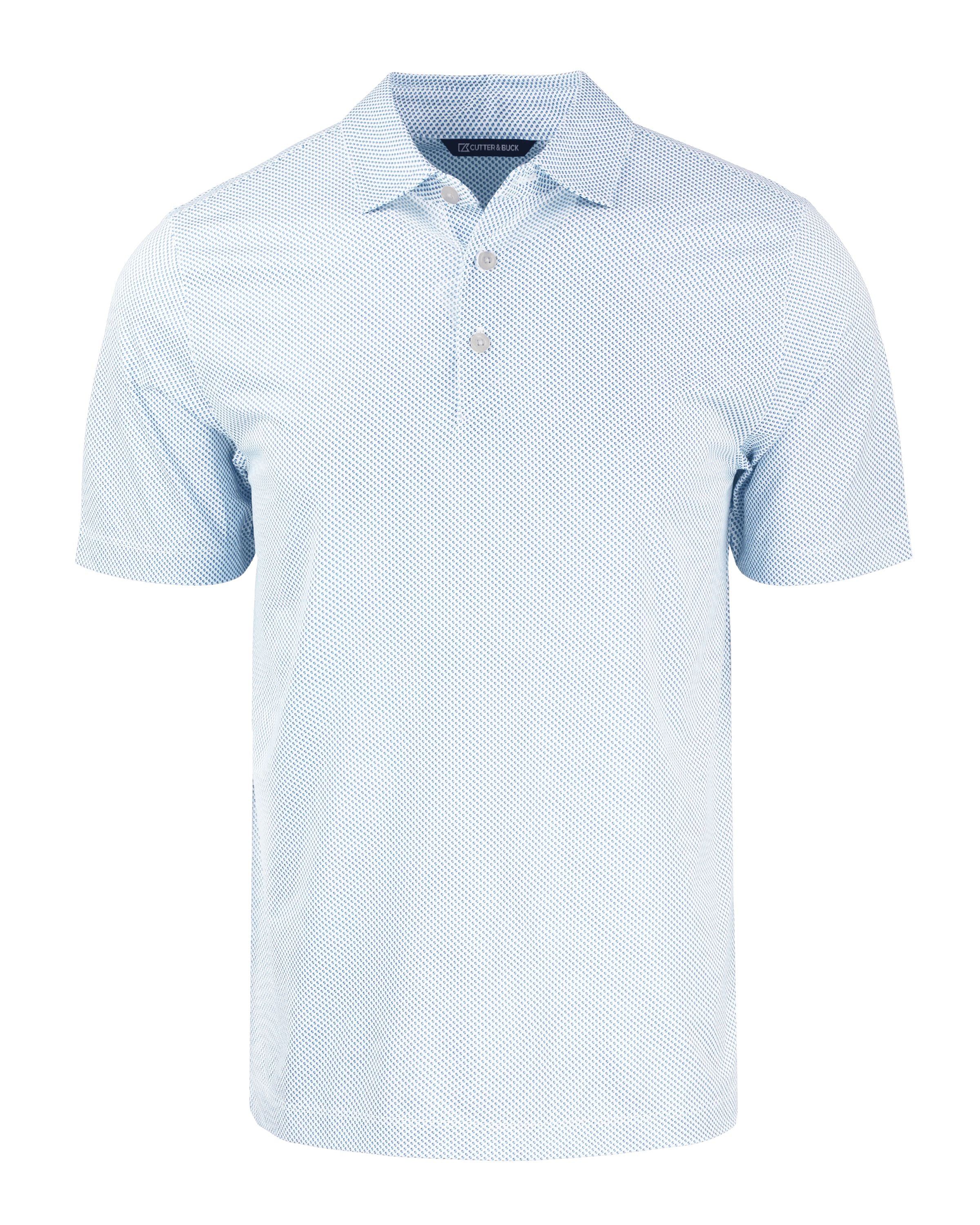 Cutter & Buck Pike Eco Symmetry Print Stretch Recycled Polo