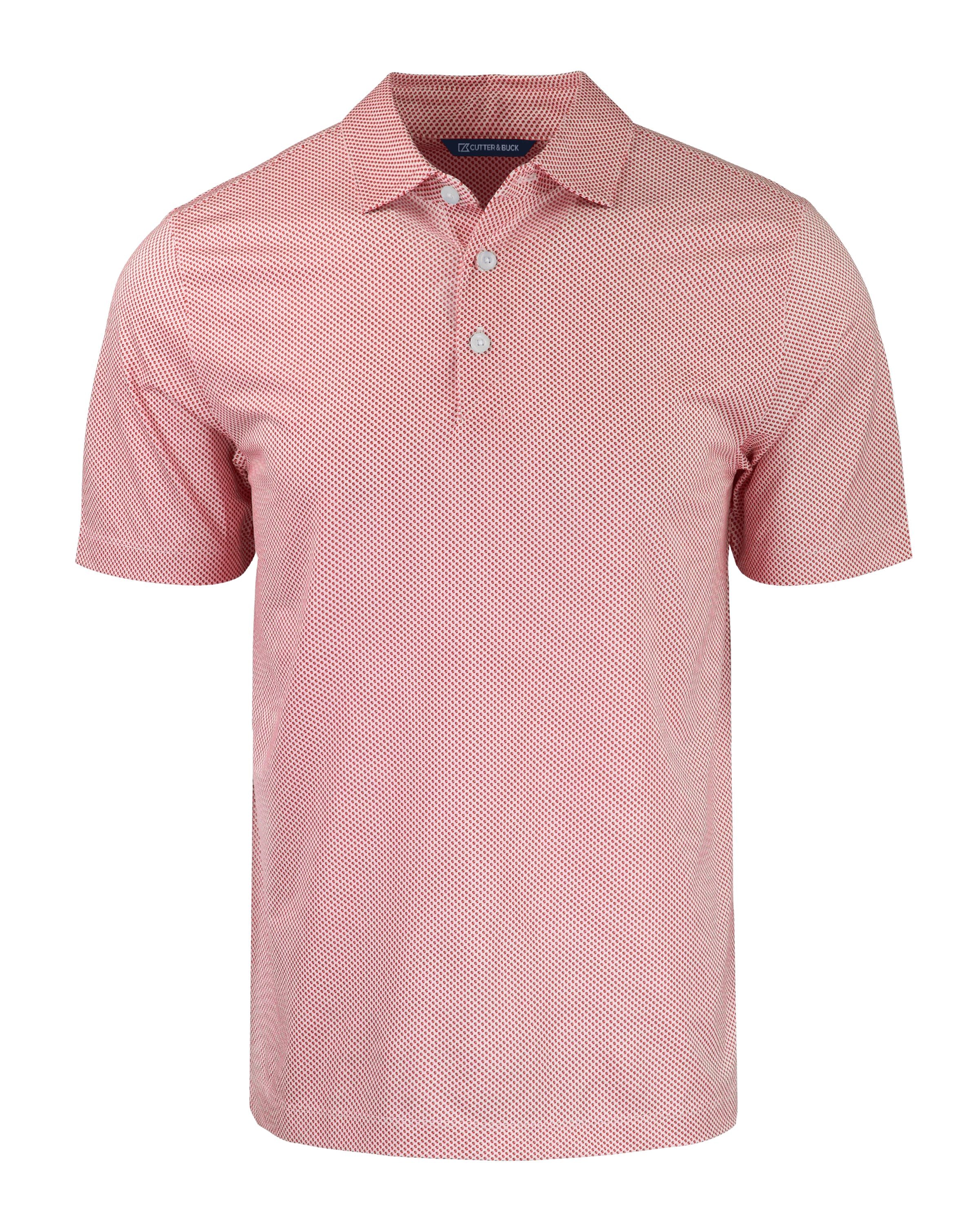 Cutter & Buck Pike Eco Symmetry Print Stretch Recycled Polo