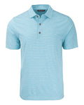 Cutter & Buck Forge Eco Heather Stripe Stretch Recycled Polo