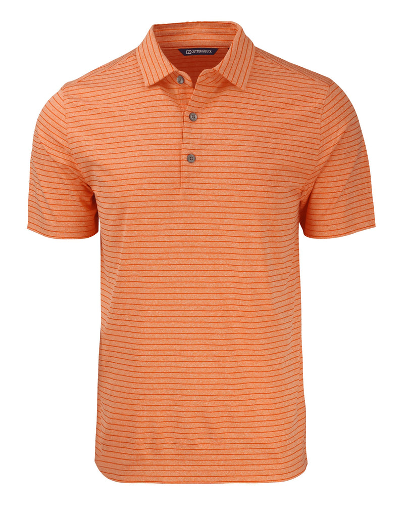 Cutter & Buck Forge Eco Heather Stripe Stretch Recycled Polo
