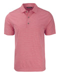 Cutter & Buck Forge Eco Heather Stripe Stretch Recycled Polo
