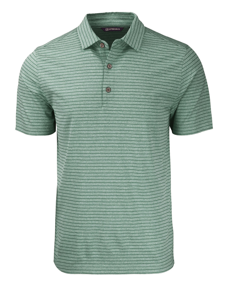 Cutter & Buck Forge Eco Heather Stripe Stretch Recycled Polo