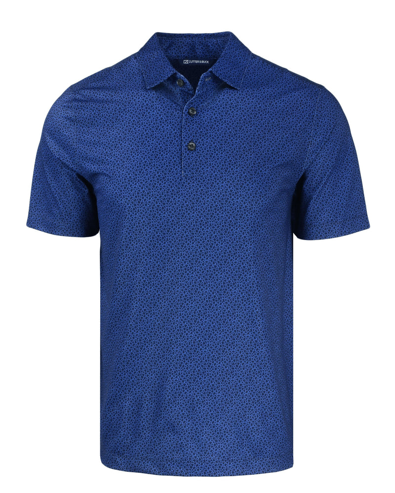 Cutter & Buck Pike Eco Pebble Print Stretch Recycled Polo