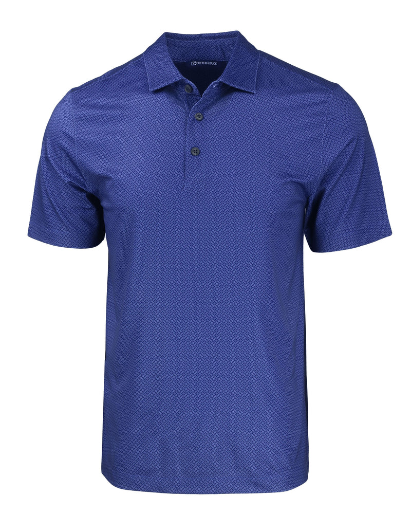 Cutter & Buck Tall Pike Eco Tonal Geo Print Stretch Recycled Polo