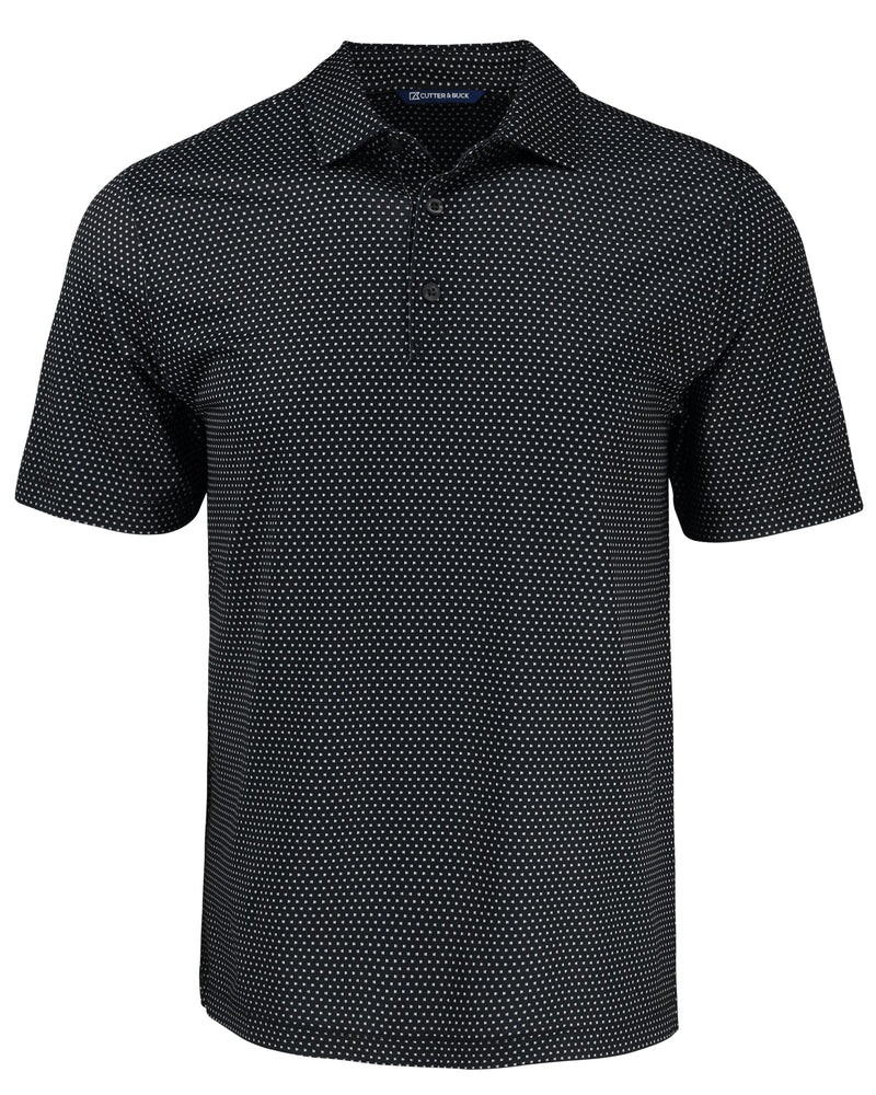 Cutter & Buck Pike Eco Shadow Check Print Recycled Tall Polo