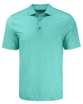 Cutter & Buck Pike Eco Shadow Check Print Recycled Polo