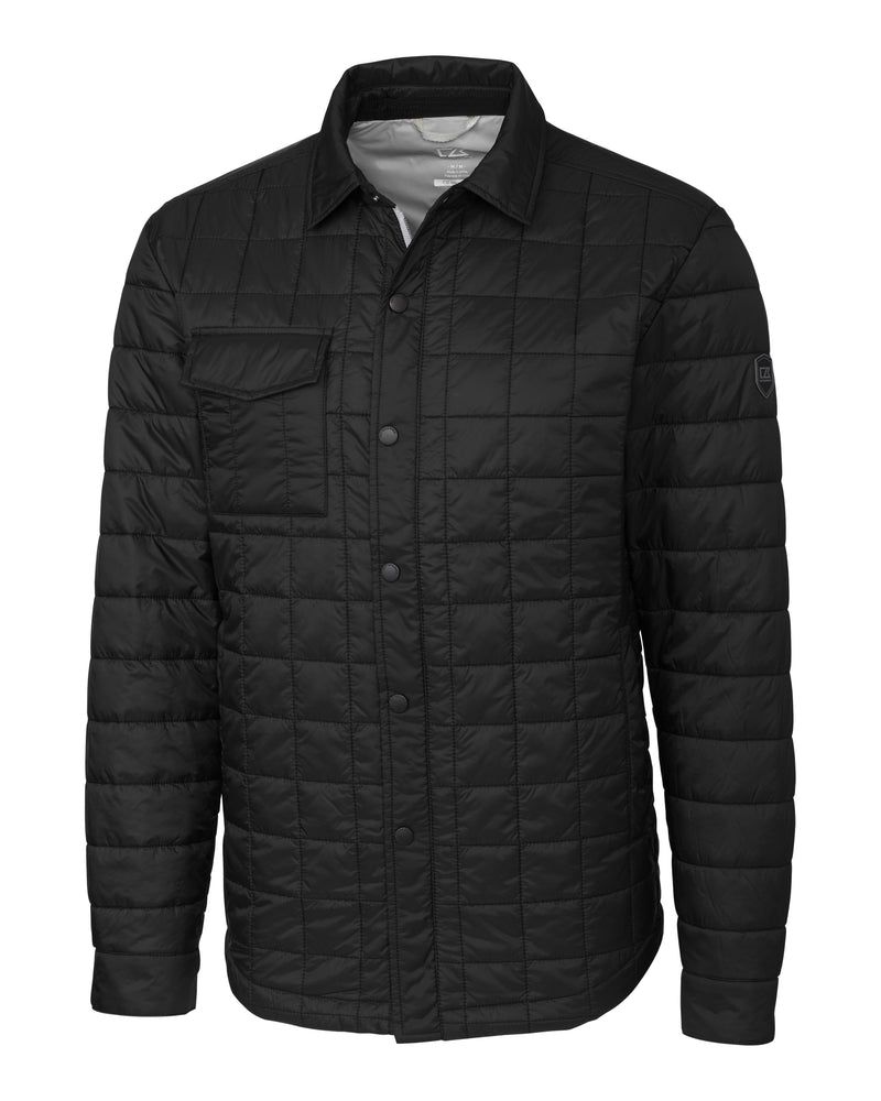 Cutter & Buck Tall Rainier PrimaLoft Eco Insulated Quilted Shirt Jacket