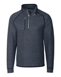 Cutter & Buck Tall Mainsail Sweater-Knit Half Zip Pullover Jacket