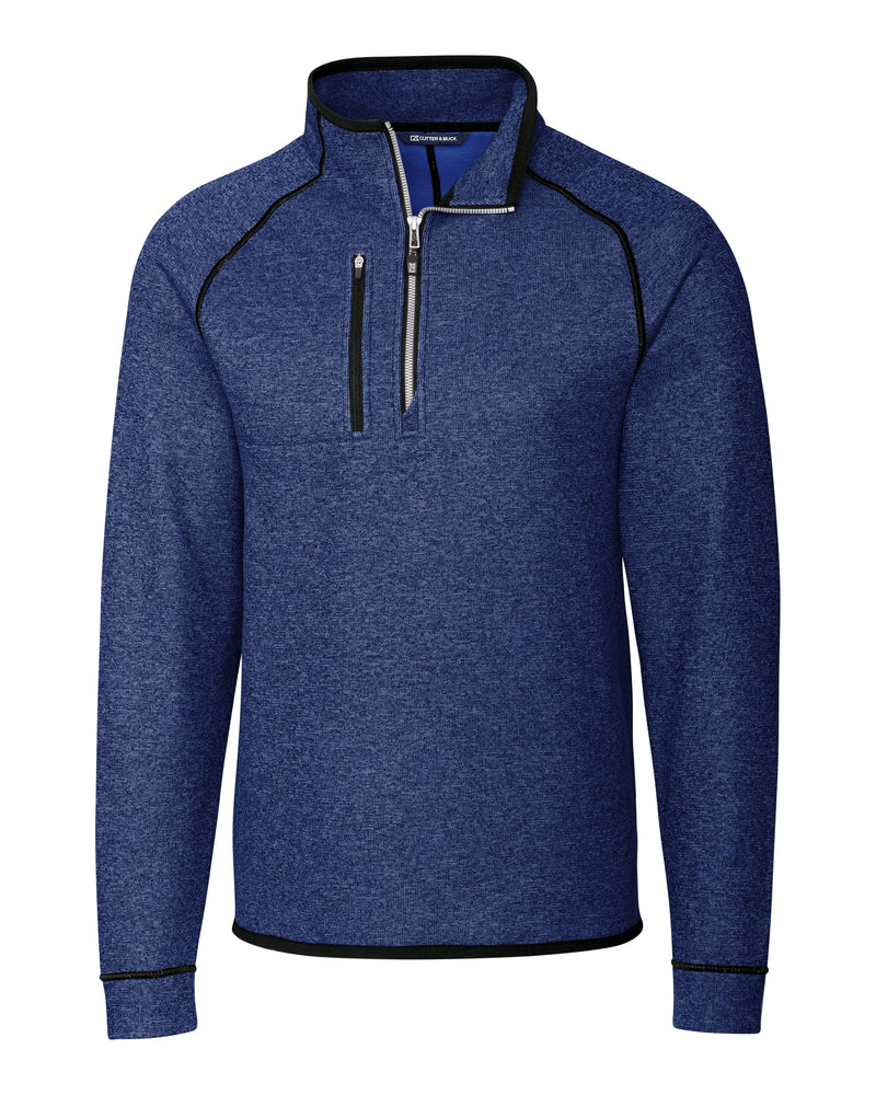 Cutter & Buck Mainsail Sweater-Knit Half Zip Pullover Jacket