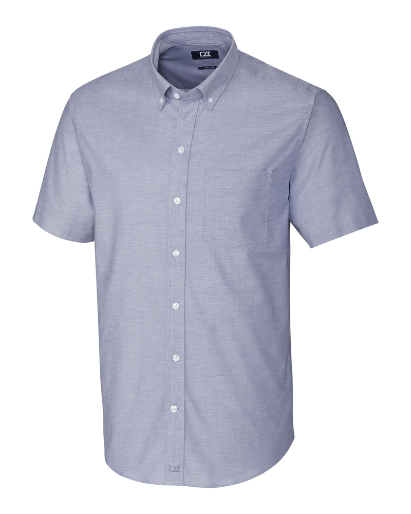 Cutter & Buck Tall Stretch Oxford Short Sleeve Dress Shirt