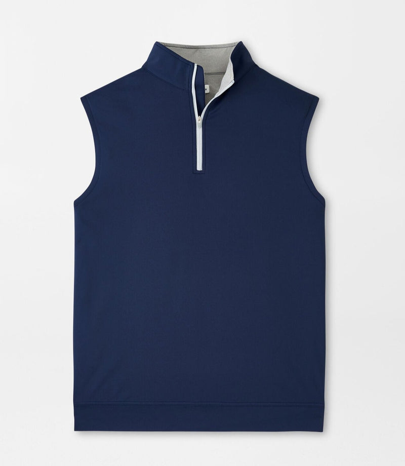 Peter Millar Galway Stretch Loop Terry Quarter-Zip Vest