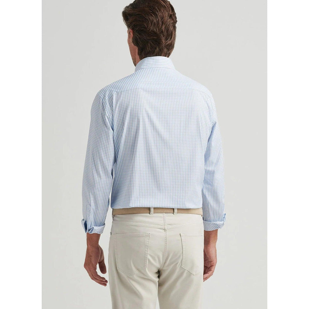 no-logo Peter Millar Hanford Performance Twill Sport Shirt-Peter Millar-Thread Logic