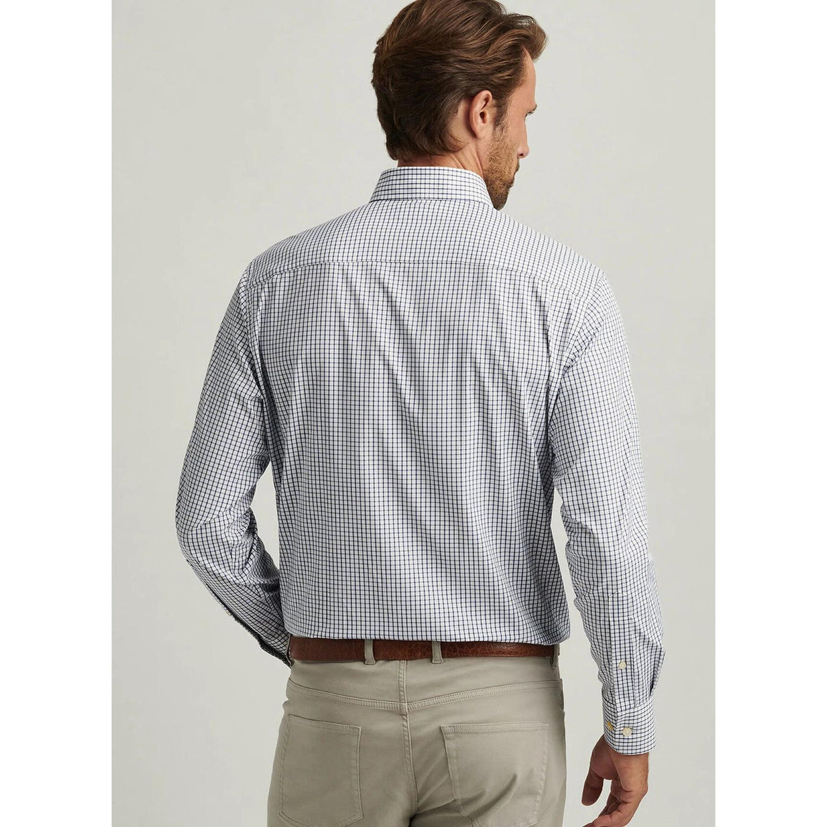 no-logo Peter Millar Hanford Performance Twill Sport Shirt-Peter Millar-Thread Logic
