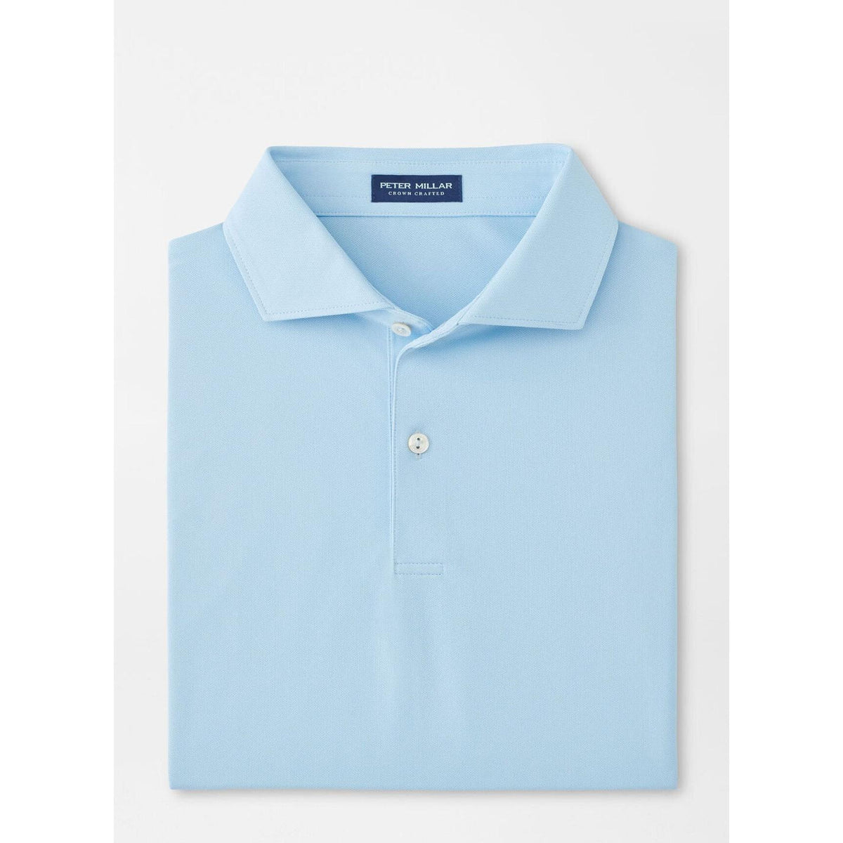 no-logo Peter Millar Soul Performance Mesh Polo-Peter Millar-Blue Frost-S-*Specialty Item* (may take longer to process and ship separately)-Thread Logic