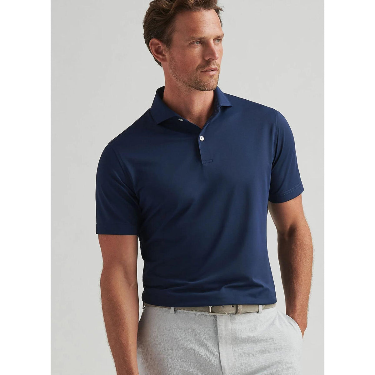 no-logo Peter Millar Soul Performance Mesh Polo-Peter Millar-Thread Logic