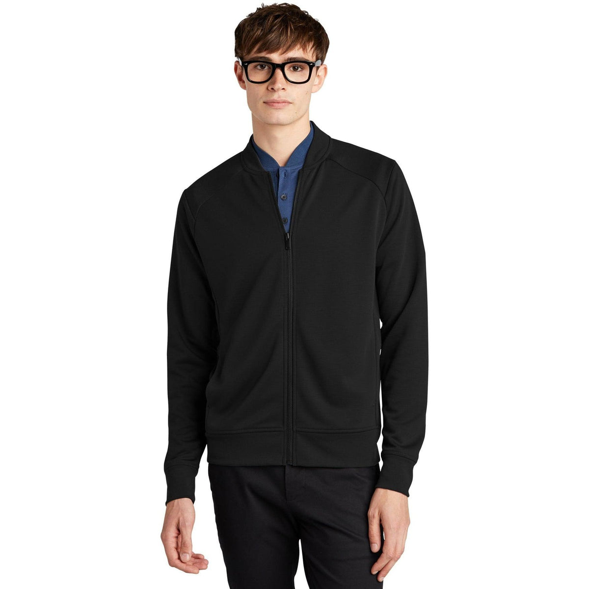 no-logo MERCER+METTLE Double-Knit Bomber-Regular-Mercer Mettle-Thread Logic