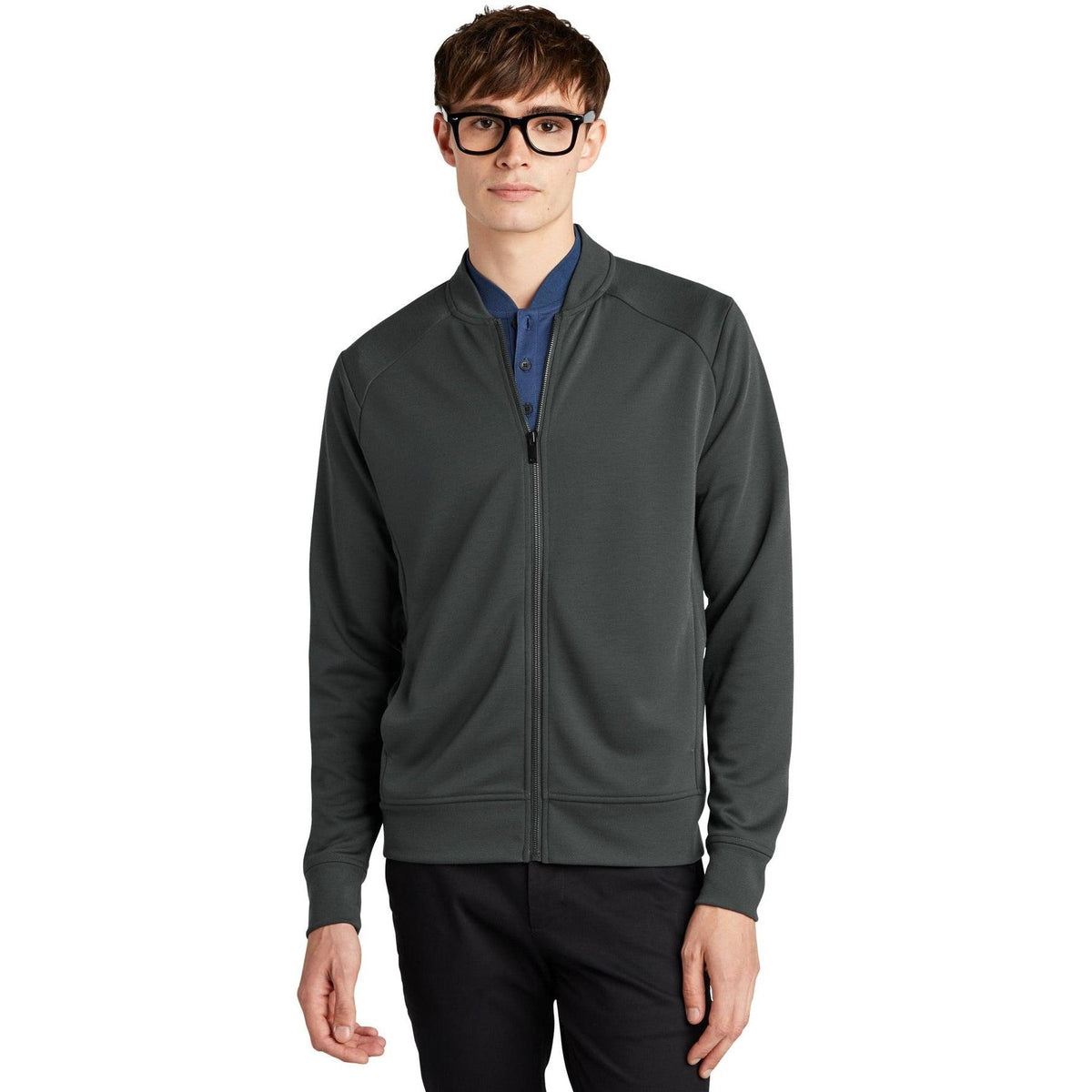 no-logo MERCER+METTLE Double-Knit Bomber-Regular-Mercer Mettle-Thread Logic