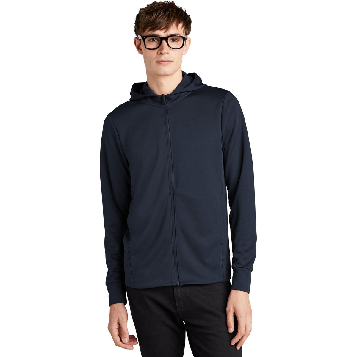 no-logo MERCER+METTLE Double-Knit Full-Zip Hoodie-Regular-Mercer Mettle-Thread Logic