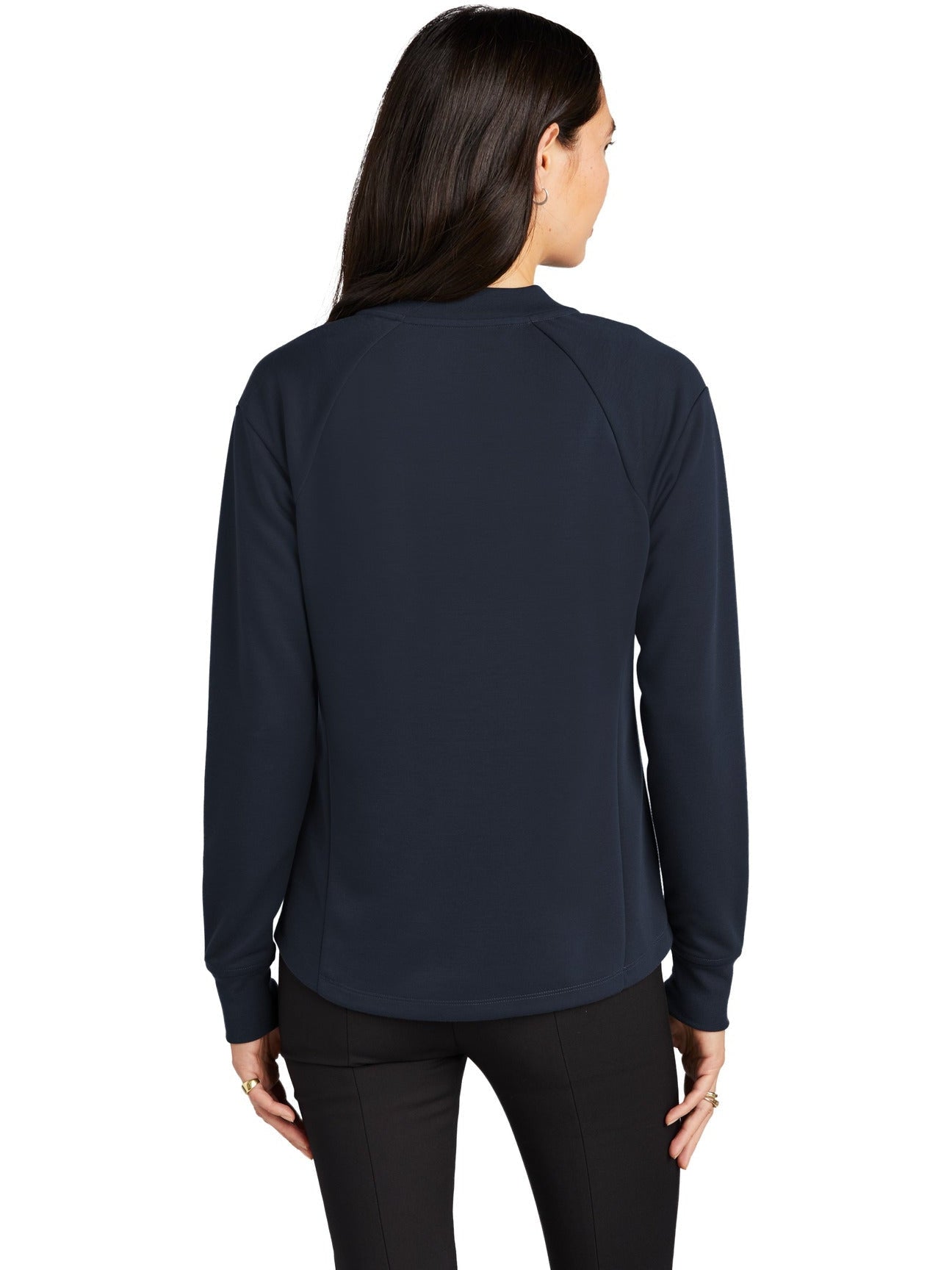 no-logo MERCER+METTLE Ladies Double-Knit Bomber-Regular-Mercer Mettle-Thread Logic