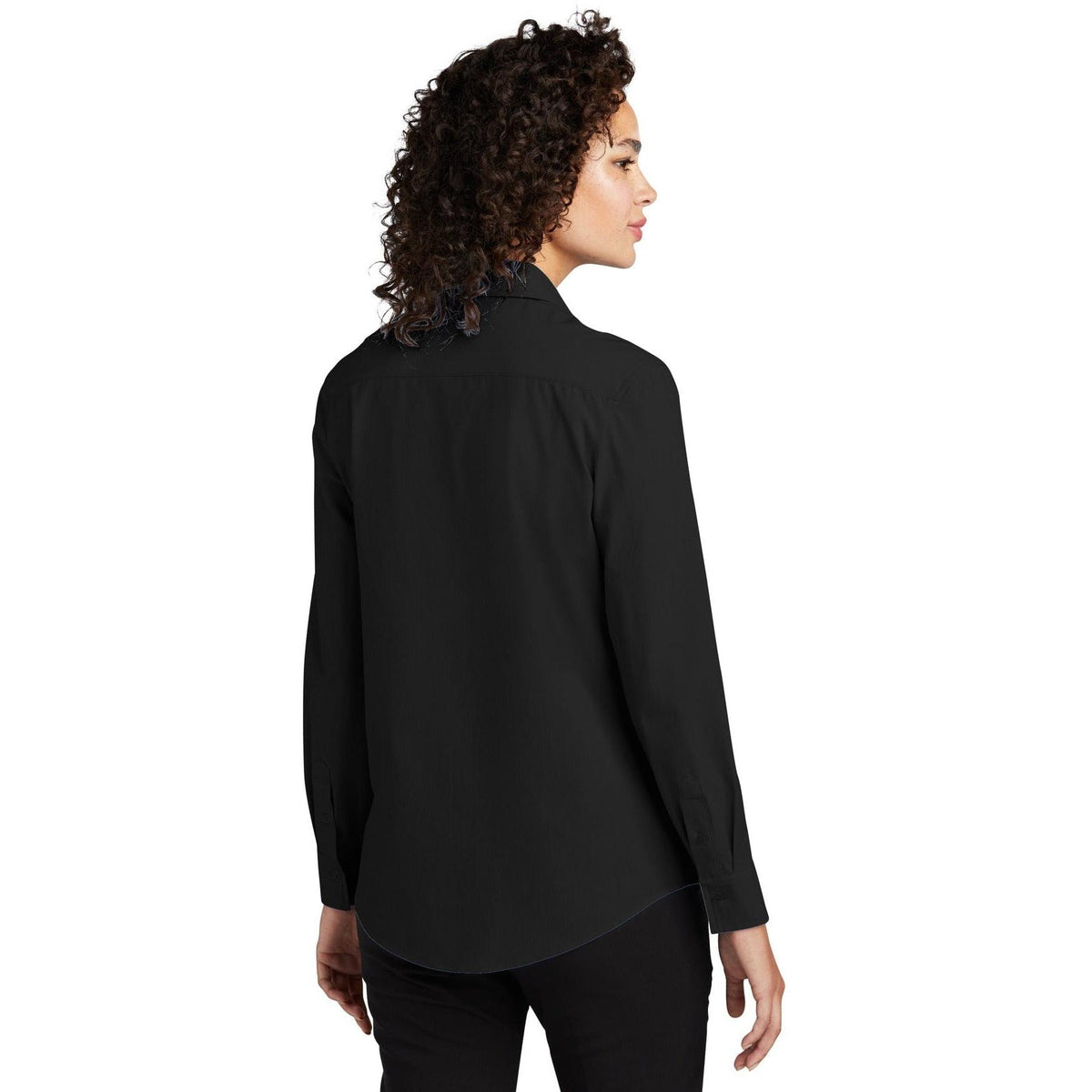 no-logo MERCER+METTLE Ladies Long Sleeve Stretch Woven Shirt-Regular-Mercer Mettle-Thread Logic