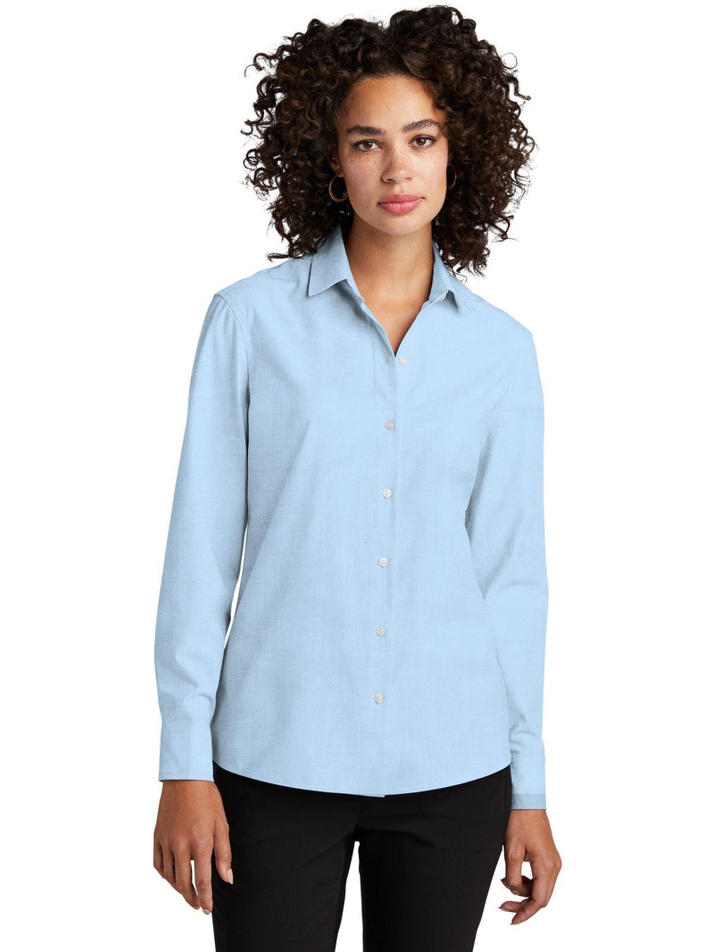 no-logo MERCER+METTLE Ladies Long Sleeve Stretch Woven Shirt-Regular-Mercer Mettle-Thread Logic