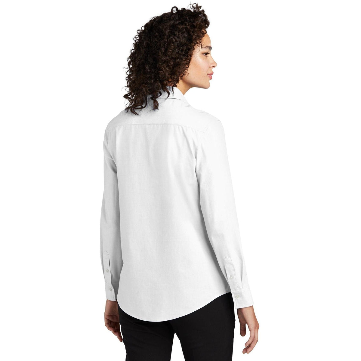no-logo MERCER+METTLE Ladies Long Sleeve Stretch Woven Shirt-Regular-Mercer Mettle-Thread Logic