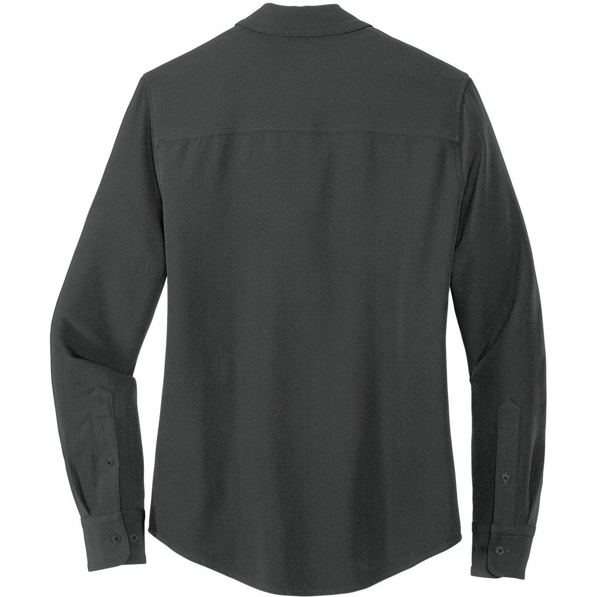no-logo MERCER+METTLE Ladies Stretch Crepe Long Sleeve Camp Blouse-Regular-Mercer Mettle-Thread Logic