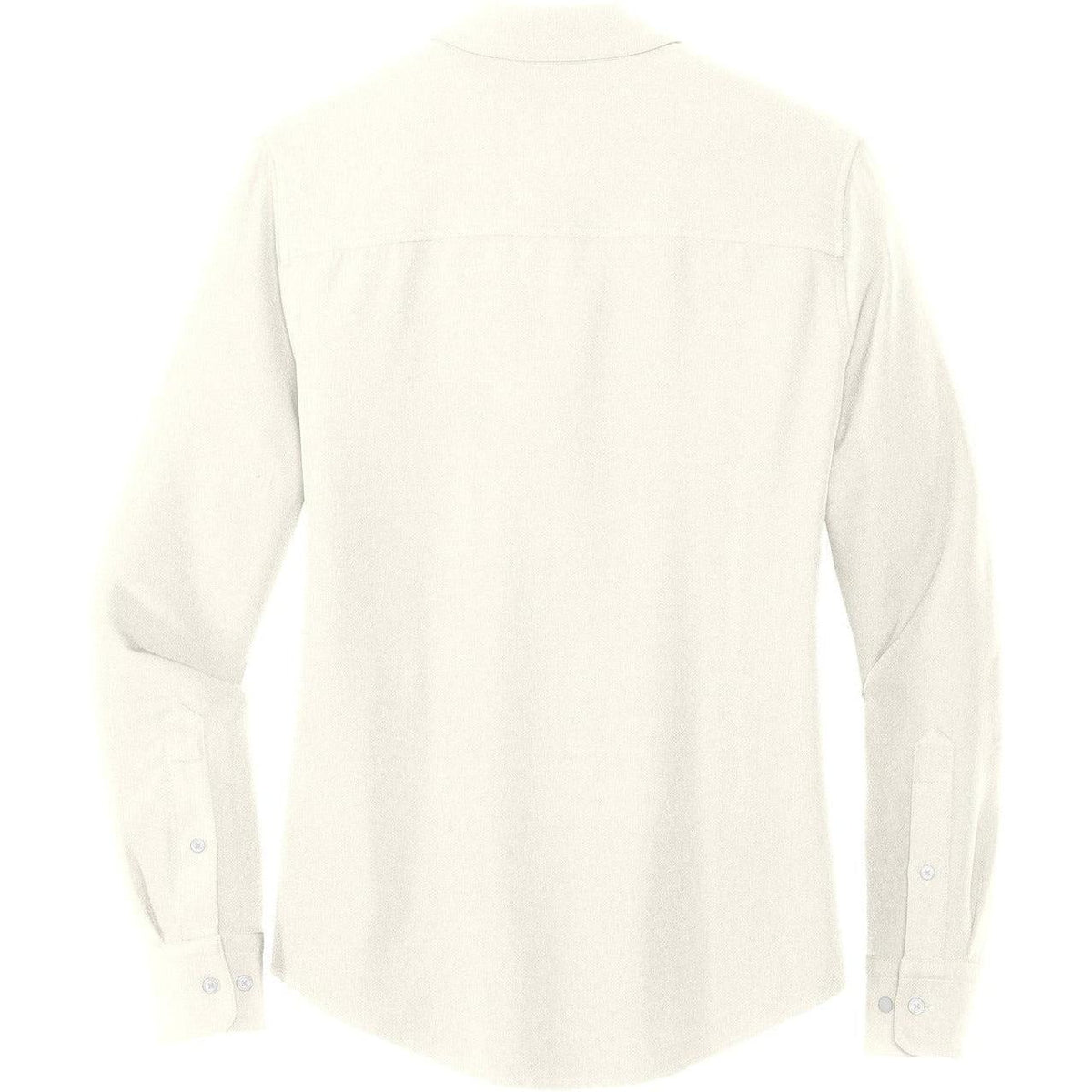 no-logo MERCER+METTLE Ladies Stretch Crepe Long Sleeve Camp Blouse-Regular-Mercer Mettle-Thread Logic