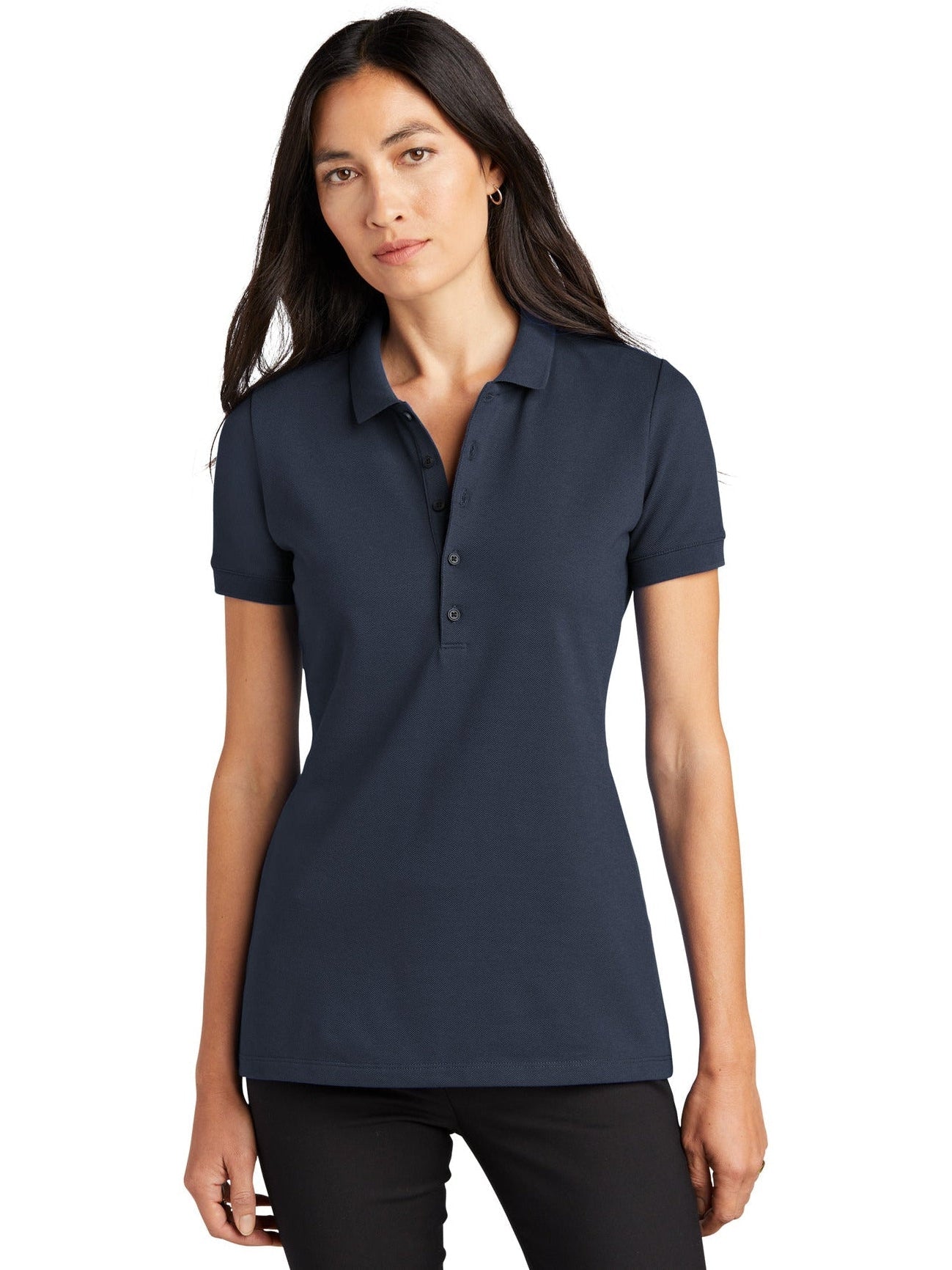 no-logo MERCER+METTLE Ladies Stretch Heavyweight Pique Polo-Regular-Mercer Mettle-Thread Logic
