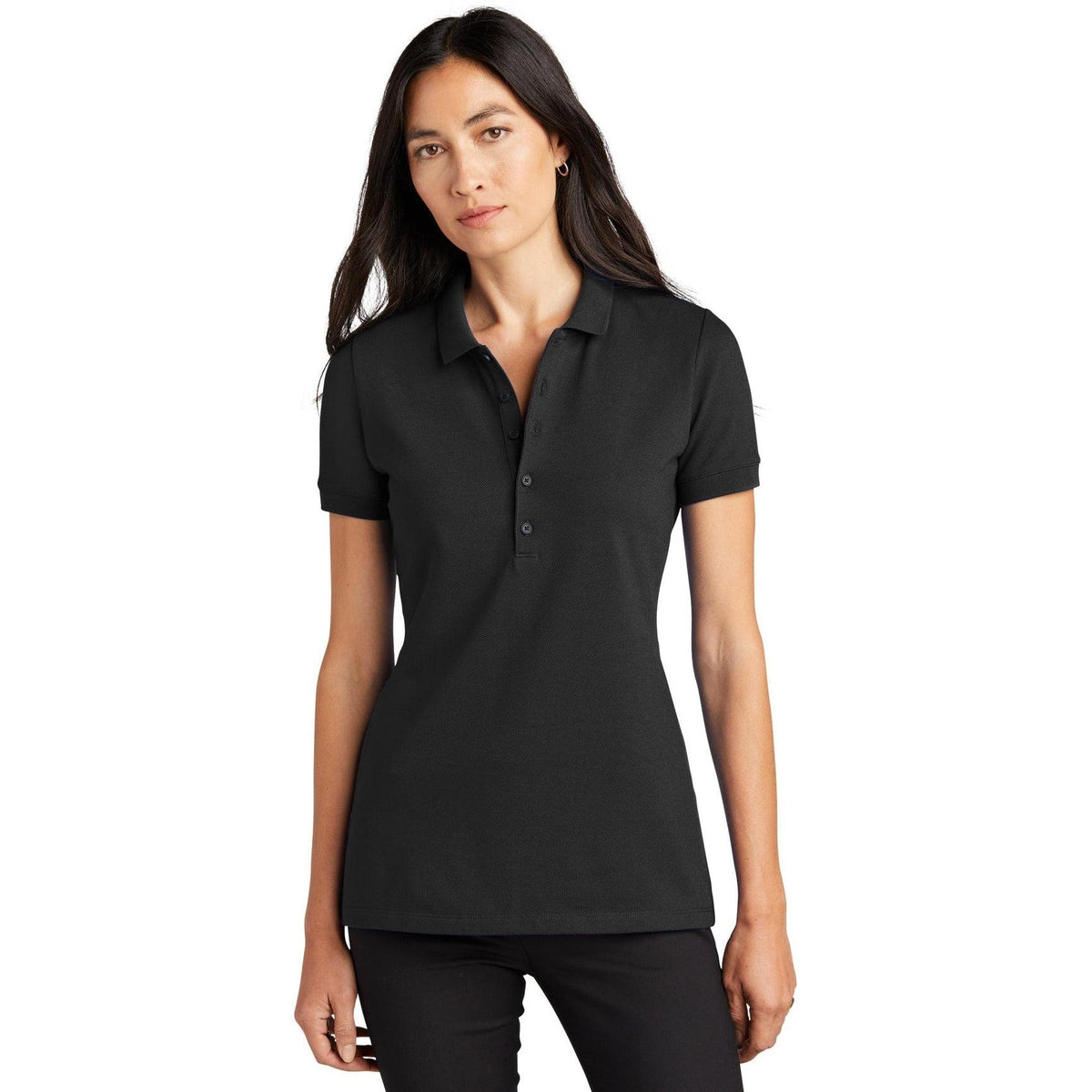 no-logo MERCER+METTLE Ladies Stretch Heavyweight Pique Polo-Regular-Mercer Mettle-Thread Logic
