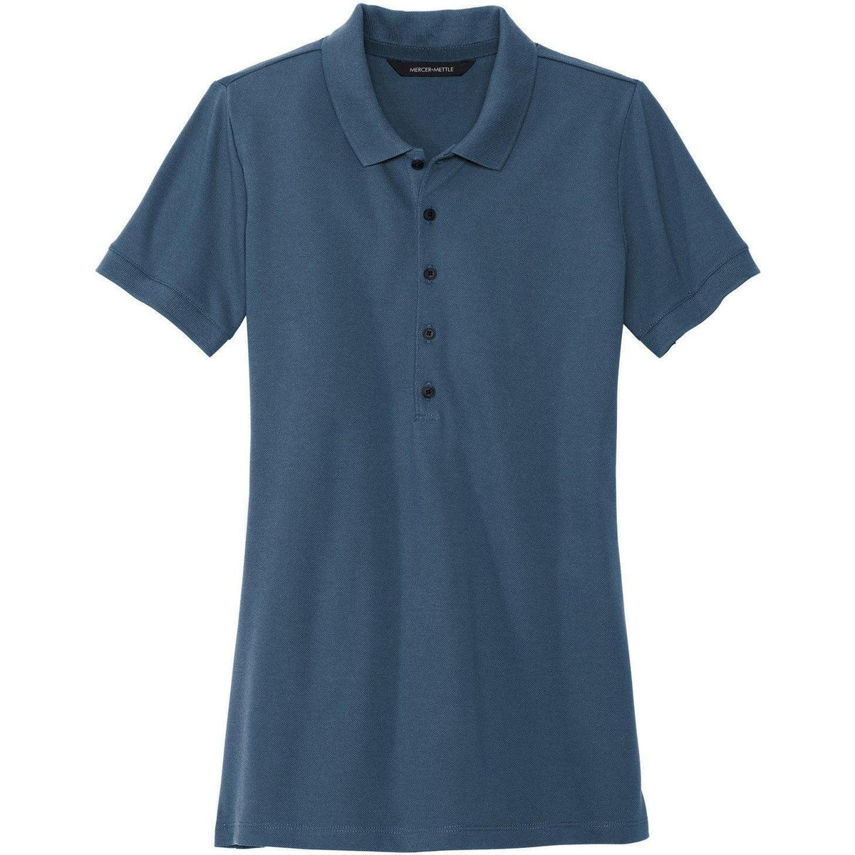 no-logo MERCER+METTLE Ladies Stretch Heavyweight Pique Polo