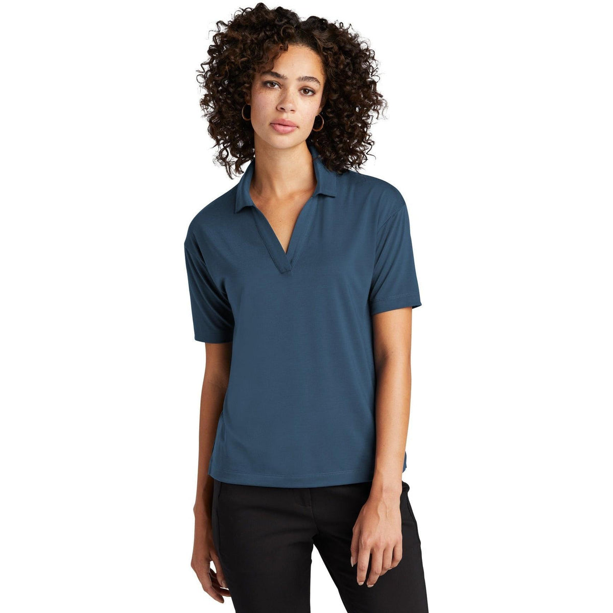no-logo MERCER+METTLE Ladies Stretch Jersey Polo-Regular-Mercer Mettle-Thread Logic