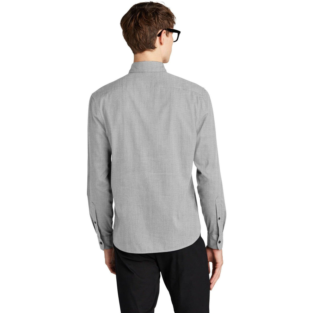 no-logo MERCER+METTLE Long Sleeve Stretch Woven Shirt-Regular-Mercer Mettle-Thread Logic