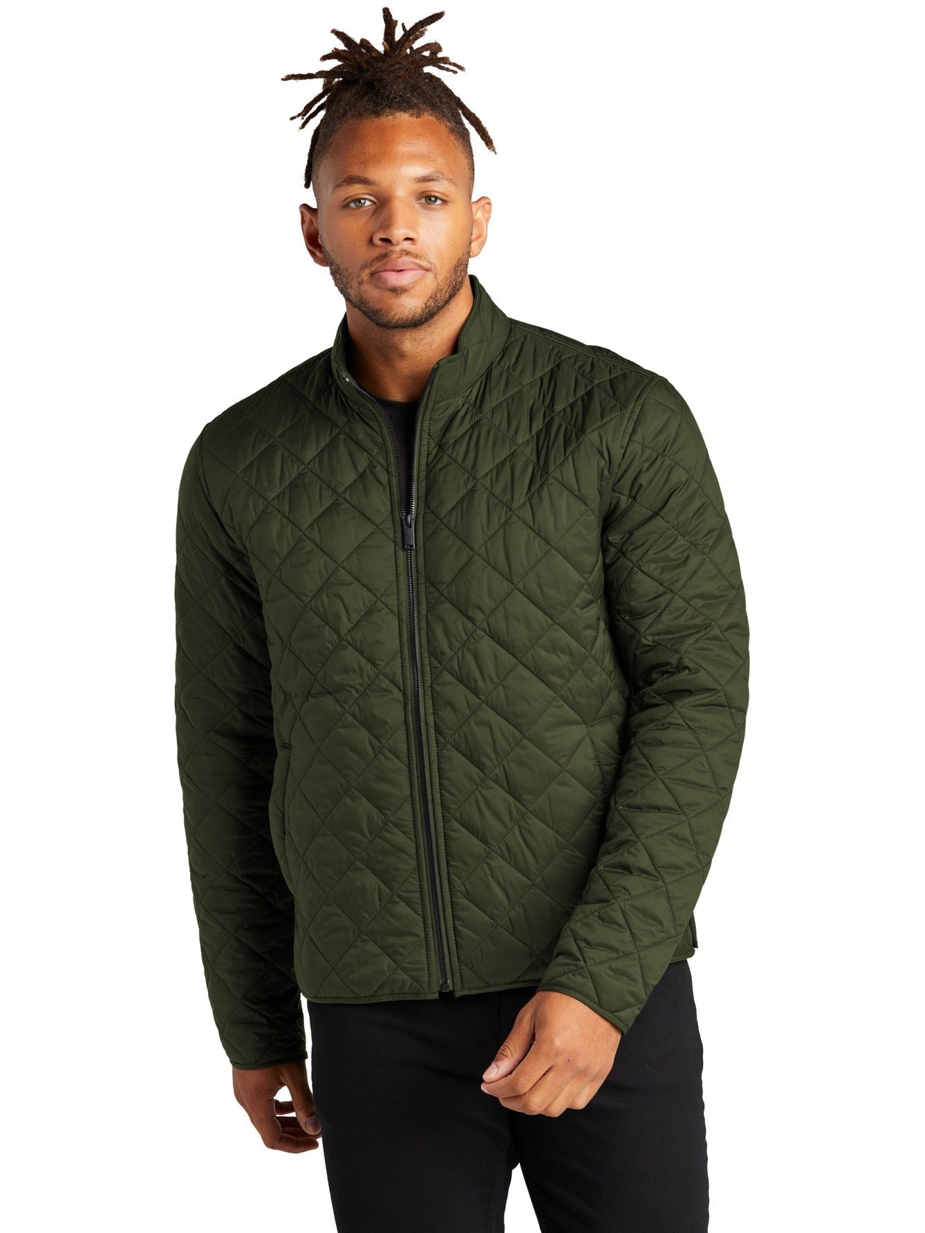 no-logo MERCER+METTLE Quilted Full-Zip Jacket-Regular-Mercer Mettle-Thread Logic