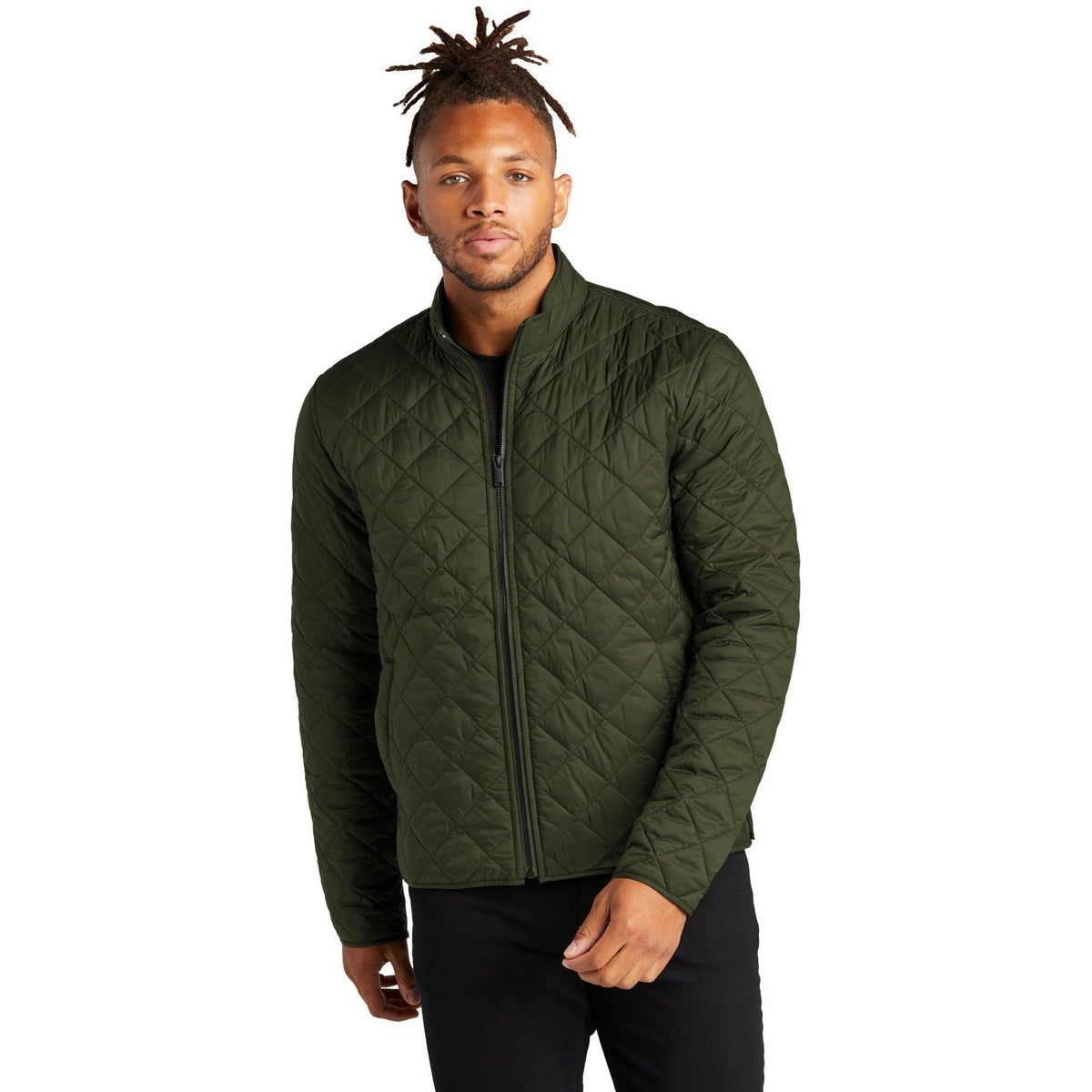 no-logo MERCER+METTLE Quilted Full-Zip Jacket-Regular-Mercer Mettle-Thread Logic