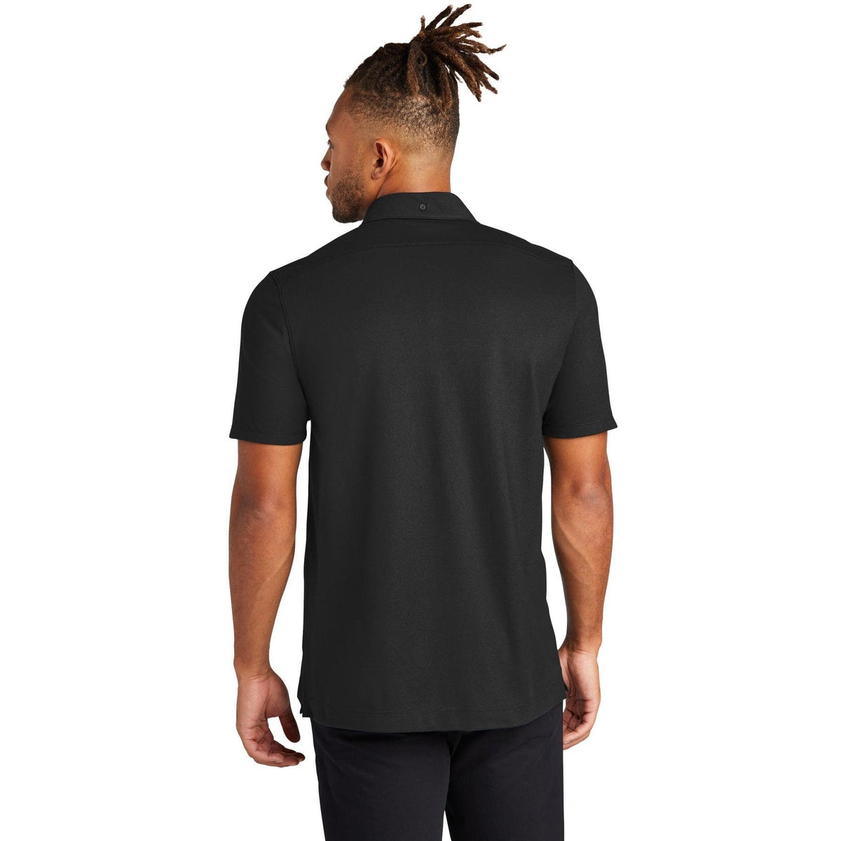 no-logo MERCER+METTLE Stretch Pique Full-Button Polo-Regular-Mercer Mettle-Thread Logic