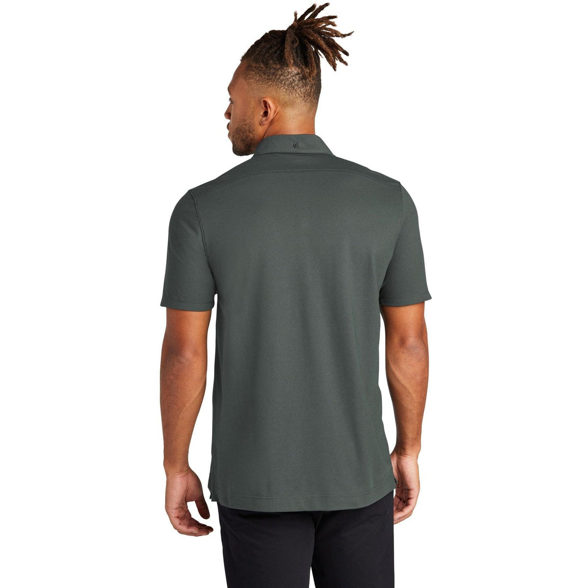 no-logo MERCER+METTLE Stretch Pique Full-Button Polo-Regular-Mercer Mettle-Thread Logic