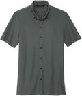 MERCER+METTLE Stretch Pique Full-Button Polo