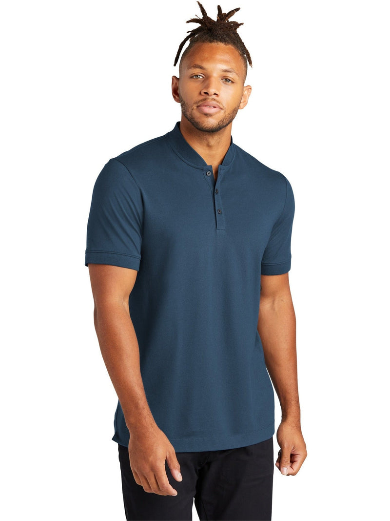 no-logo MERCER+METTLE Stretch Pique Henley-Regular-Mercer Mettle-Thread Logic