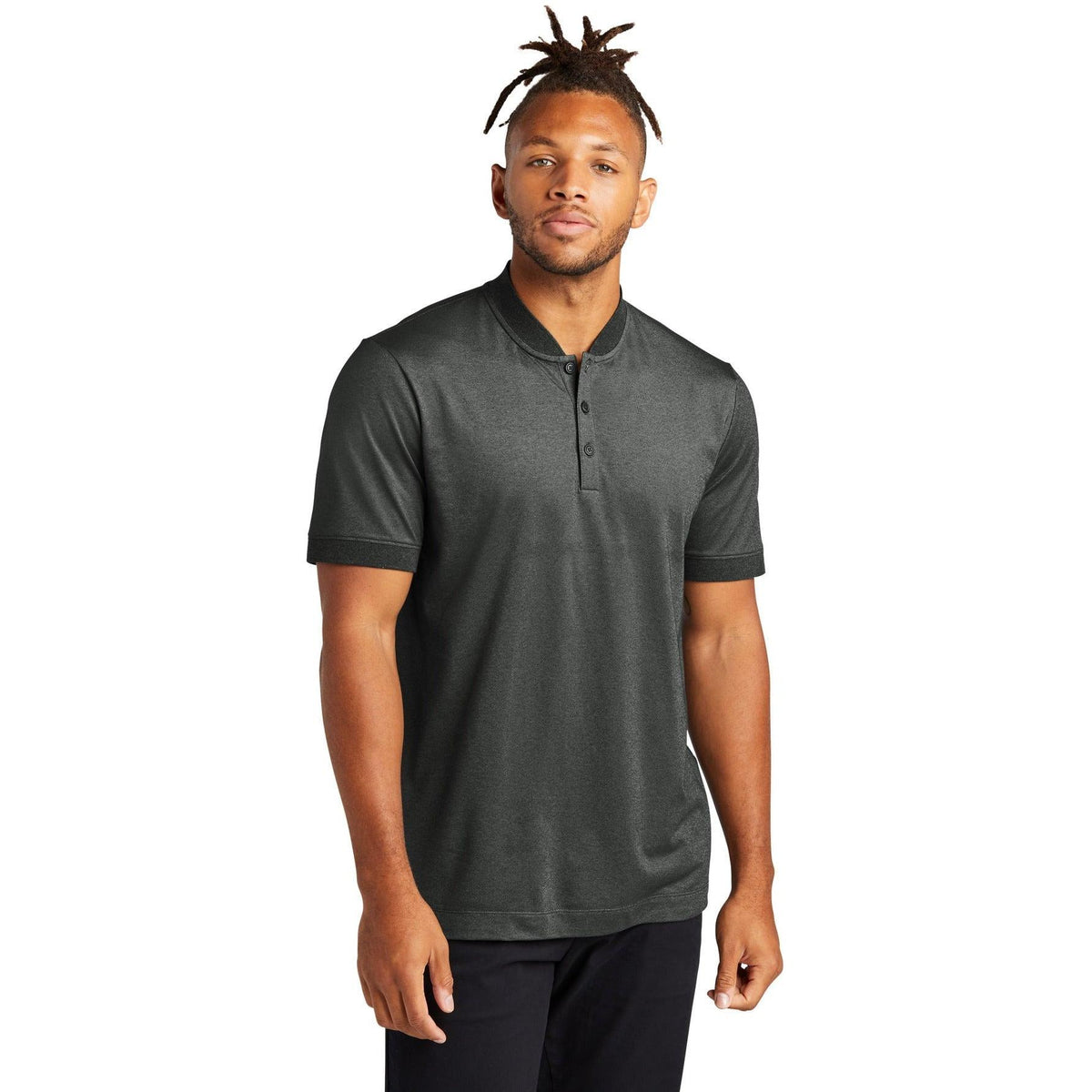 no-logo MERCER+METTLE Stretch Pique Henley-Regular-Mercer Mettle-Thread Logic