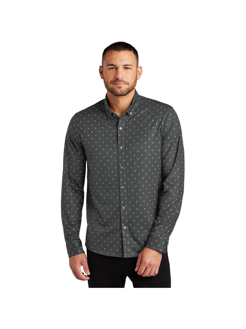 no-logo Mercer+Mettle Stretch Jersey Long Sleeve Shirt-Mercer Mettle-Thread Logic