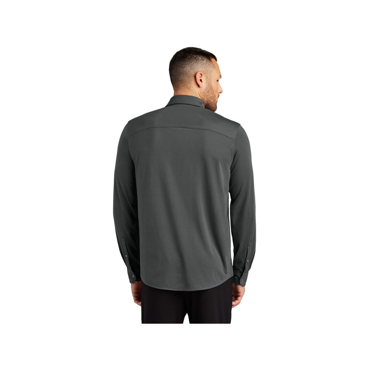 no-logo Mercer+Mettle Stretch Jersey Long Sleeve Shirt-Mercer Mettle-Thread Logic