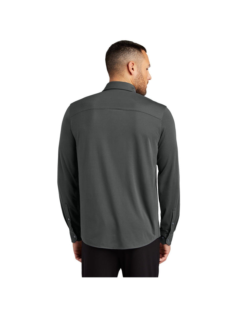 no-logo Mercer+Mettle Stretch Jersey Long Sleeve Shirt-Mercer Mettle-Thread Logic